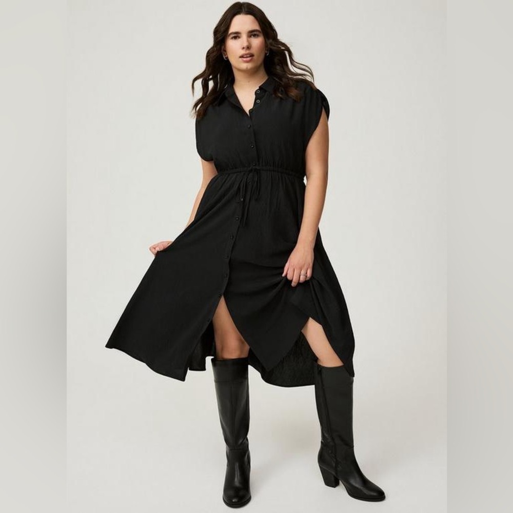 TORRID Dolman Midi Shirtdress | 0X | 12
